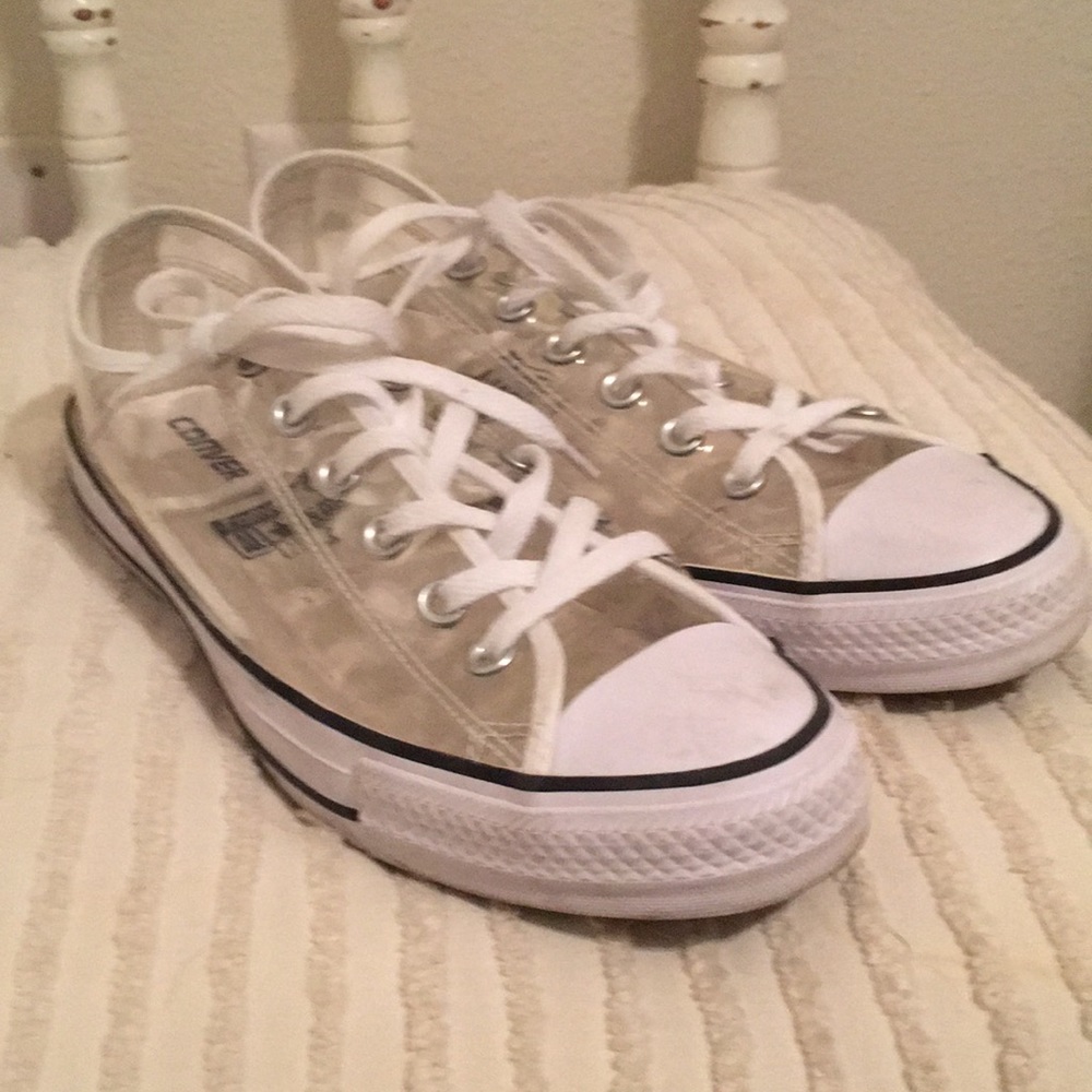 Clear Plastic Converse